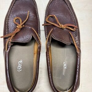 L.L. Bean Rich Brown Leather Men's Loafers